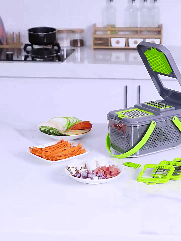 Multi-Blade Vegetable Chopper & Slicer