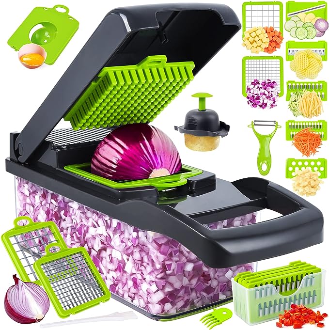 Multi-Blade Vegetable Chopper & Slicer