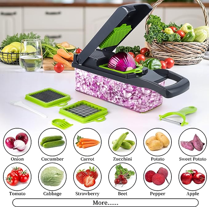 Multi-Blade Vegetable Chopper & Slicer